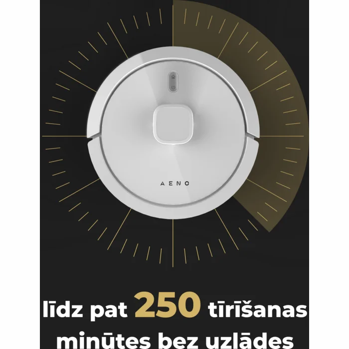 Roboti putekļu sūcēji Aeno RC8S White